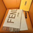 Fendi Wool And Cashmere Cream Scarf 180cm/71in FXT334AHR1F0QF7 