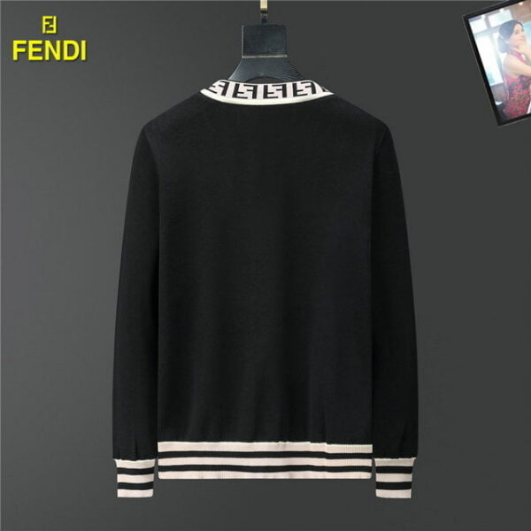 Fendi Wool Cardigan Black For Men