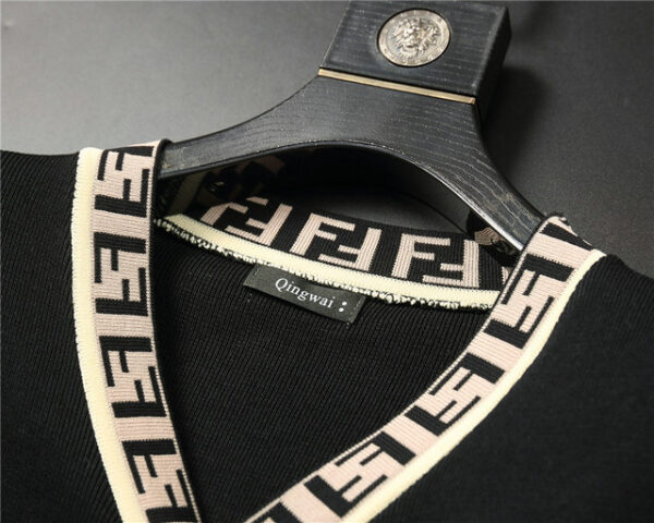 Fendi Wool Cardigan Black For Men