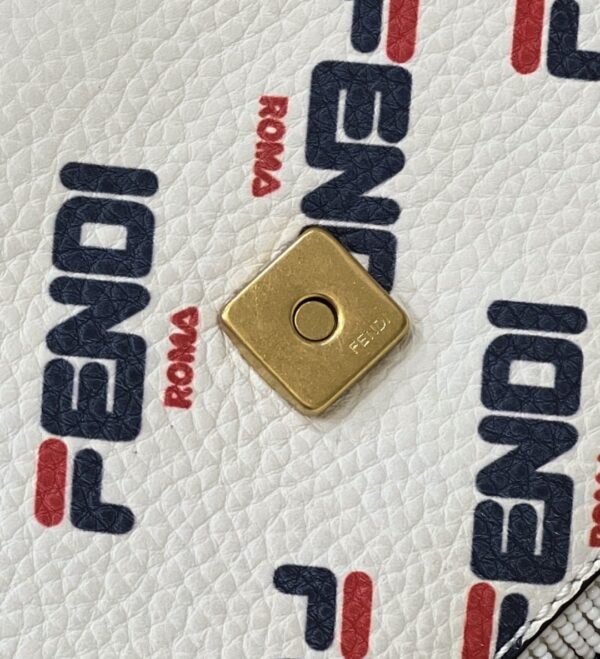 1:1 Replica FENDI x FILA Mania Beaded Baguette Multicolour Bag For Woman 26cm/10in