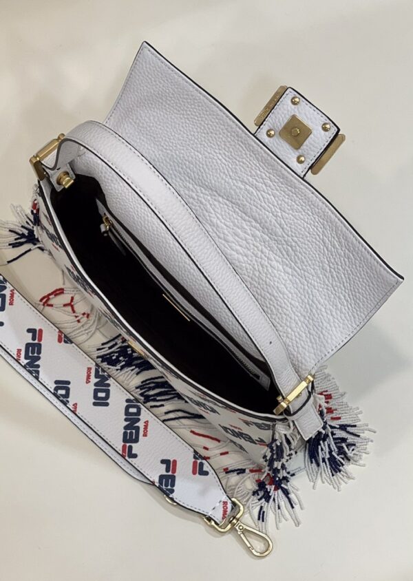 1:1 Replica FENDI x FILA Mania Beaded Baguette Multicolour Bag For Woman 26cm/10in