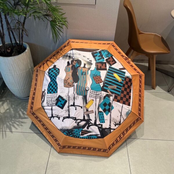 FF All For You Folding Umbrella Orange