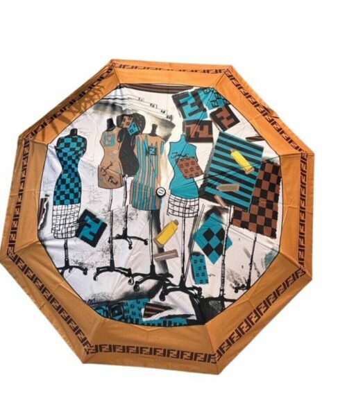 FF All For You Folding Umbrella Orange