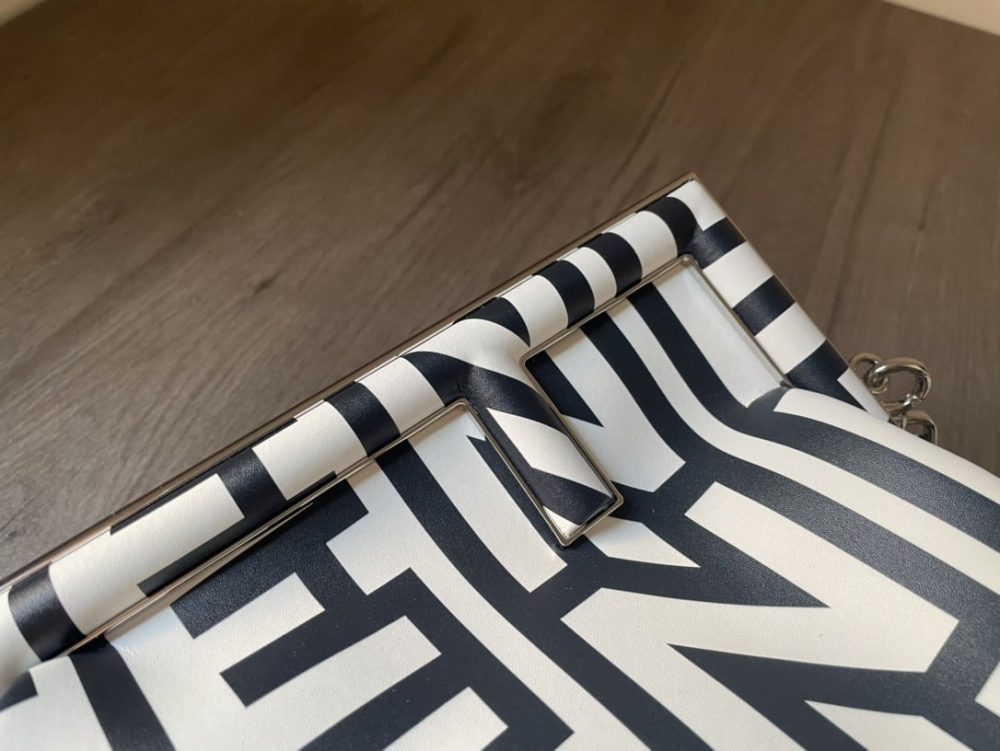 1:1 Replica First Midi Bag Black And White For Women 12.5in/ 32cm - Image 6