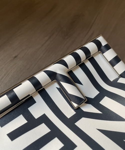 1:1 Replica First Midi Bag Black And White For Women 12.5in/ 32cm