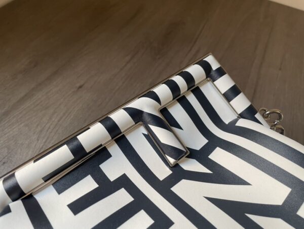 1:1 Replica First Midi Bag Black And White For Women 12.5in/ 32cm