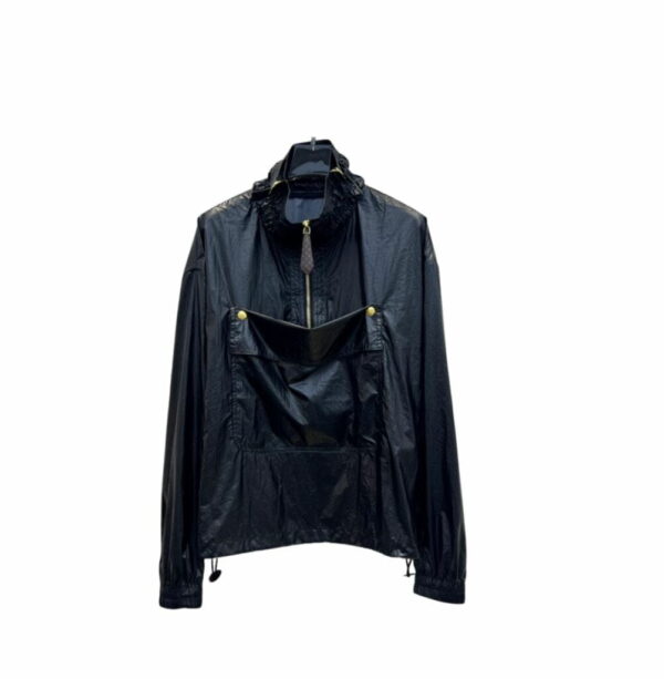 Flap Pocket Sporty Jacket Black For Women 1ABBVO
