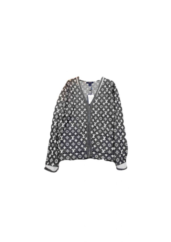 Flap Pockets Cardigan Jacket Dark Grey For Women