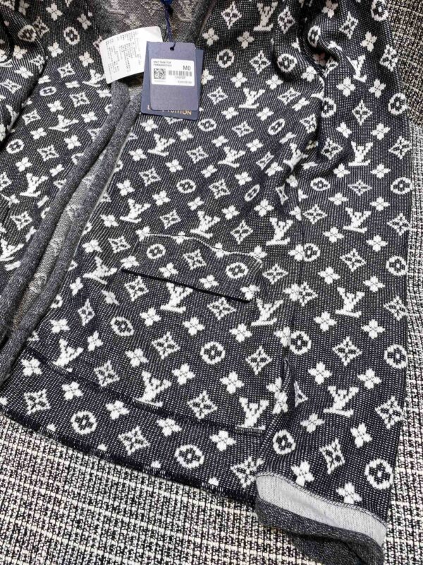 Flap Pockets Cardigan Jacket Dark Grey For Women
