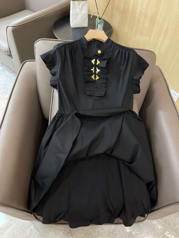 Flared Dress Black For Women