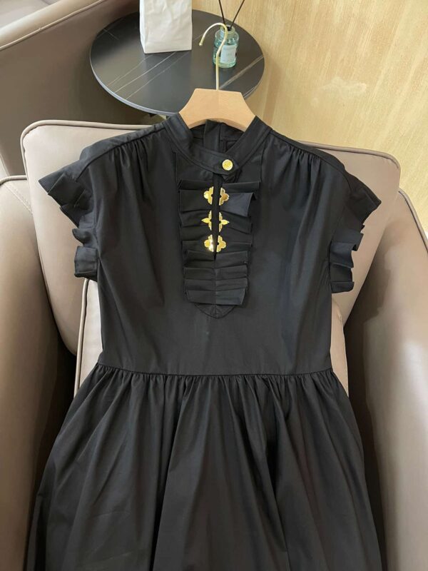 Flared Dress Black For Women