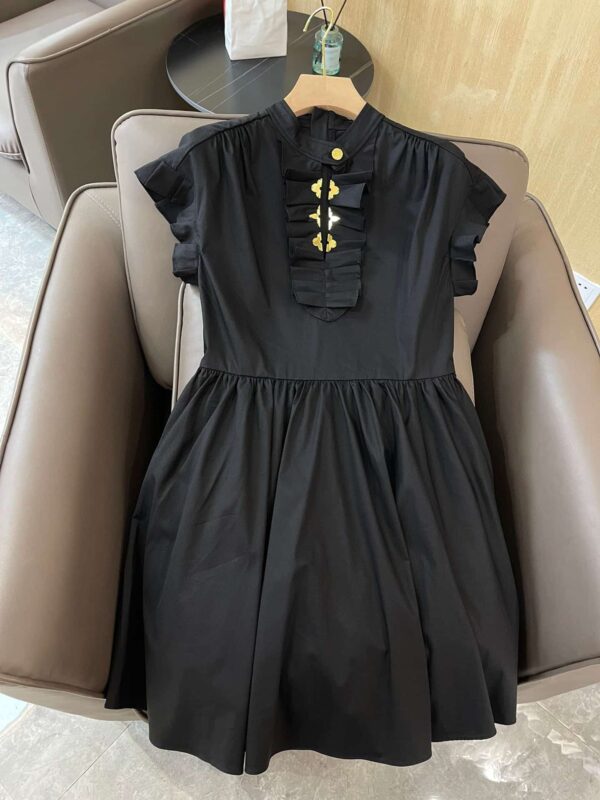 Flared Dress Black For Women
