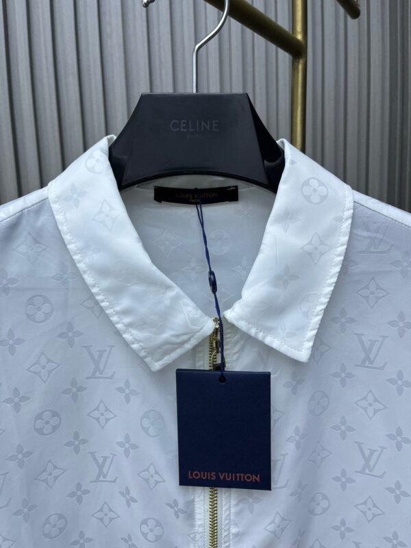 Flared Dress With Zipper White For Women