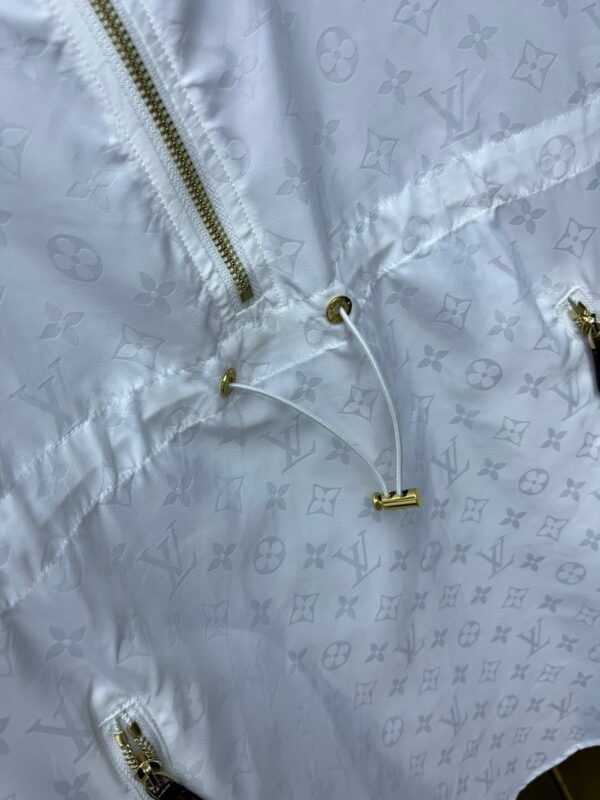 Flared Dress With Zipper White For Women