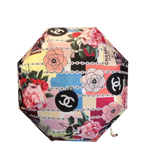 Flower Folding Umbrella Light Pink