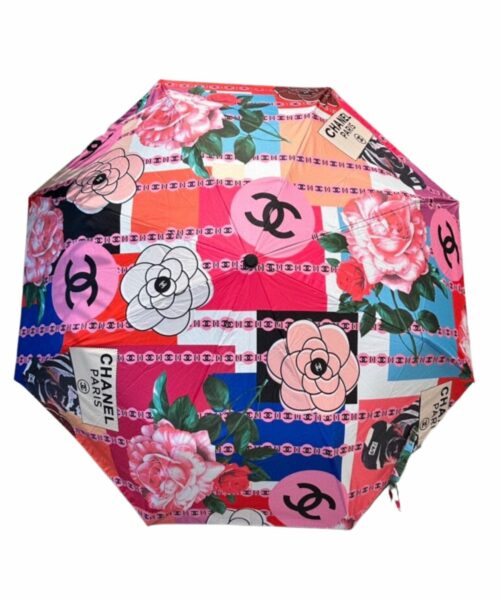Flower Folding Umbrella Pink