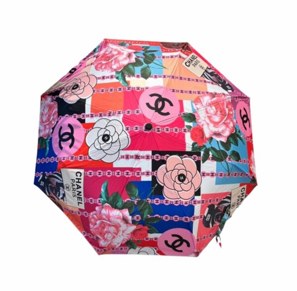 Flower Folding Umbrella Pink