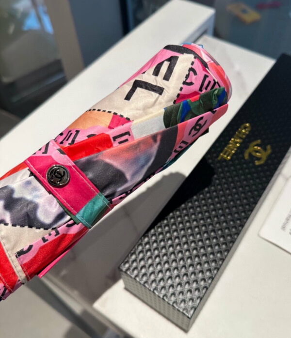 Flower Folding Umbrella Pink