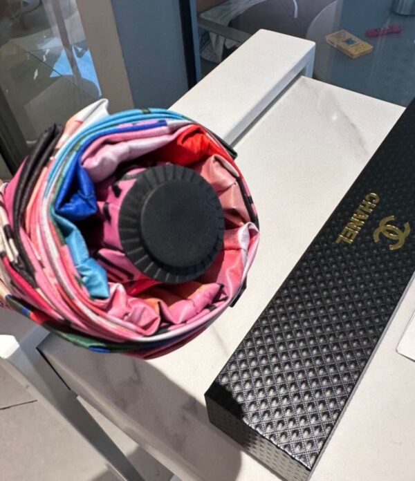 Flower Folding Umbrella Pink