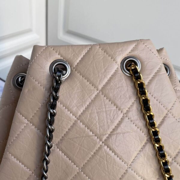 [REP 1:1] Gabrielle Backpack White/Beige/Black/Purple For Women 8.3in / 21cm A94485 Y61477 C0204