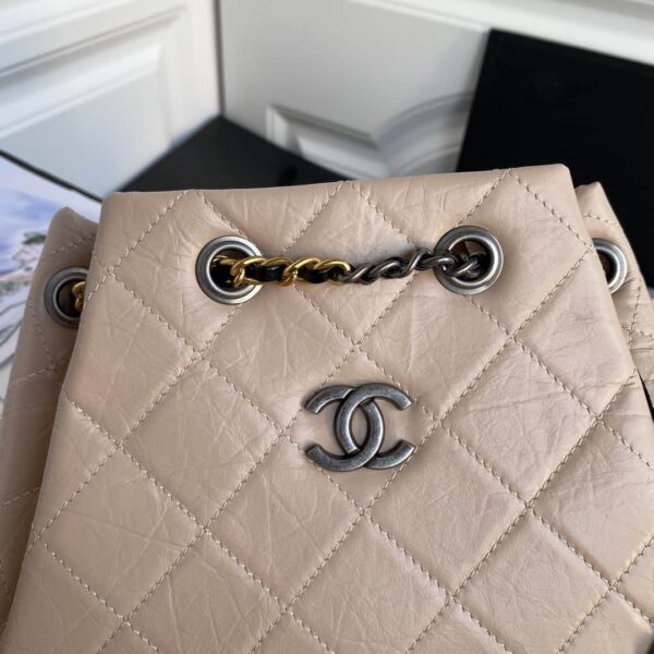 [REP 1:1] Gabrielle Backpack White/Beige/Black/Purple For Women 8.3in / 21cm A94485 Y61477 C0204