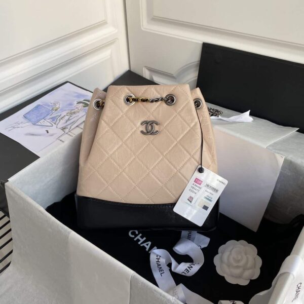 [REP 1:1] Gabrielle Backpack White/Beige/Black/Purple For Women 8.3in / 21cm A94485 Y61477 C0204