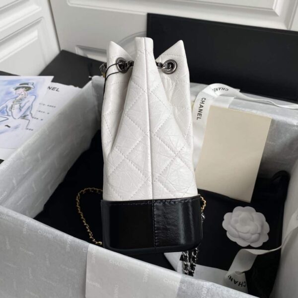 [REP 1:1] Gabrielle Backpack White/Beige/Black/Purple For Women 8.3in / 21cm A94485 Y61477 C0204