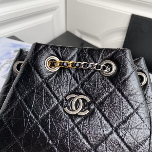 [REP 1:1] Gabrielle Backpack White/Beige/Black/Purple For Women 8.3in / 21cm A94485 Y61477 C0204