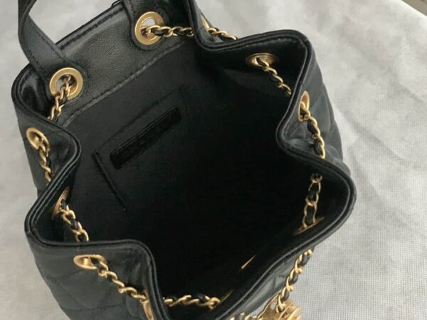 [REP 1:1] Gaiera Chain Bucket Black/White/Pink/Yellow For Women 7.5in / 19cm AS3211