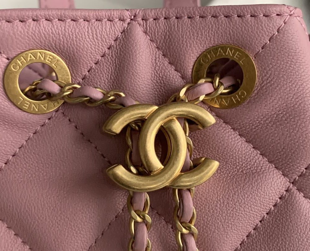 [REP 1:1] Gaiera Chain Bucket Black/White/Pink/Yellow For Women 7.5in / 19cm AS3211