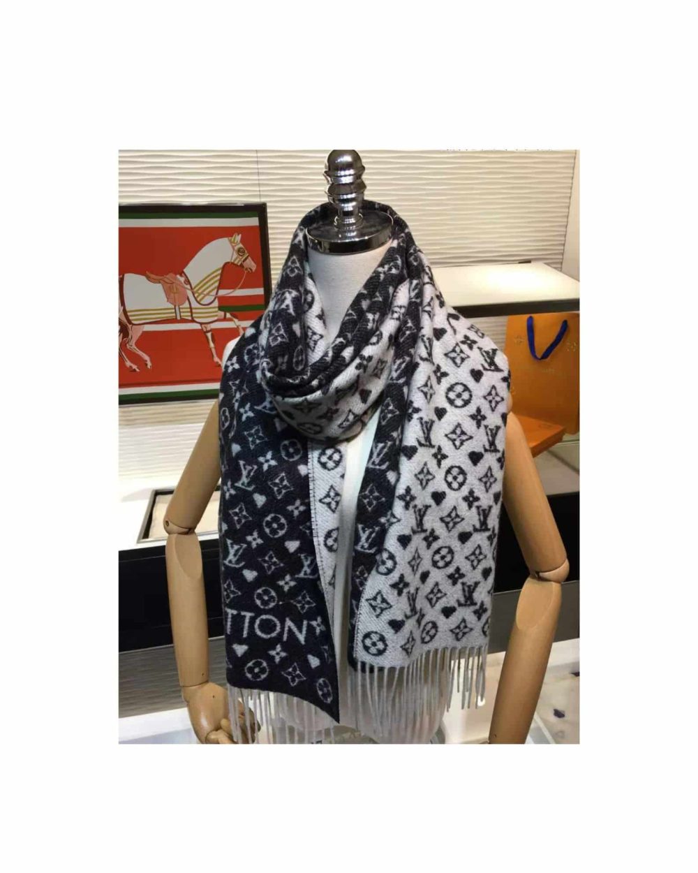 Game On Scarf Black For Women MP2907 