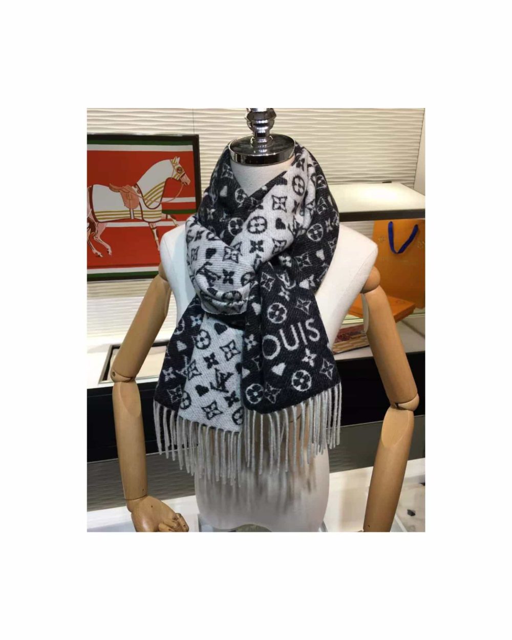 Game On Scarf Black For Women MP2907 