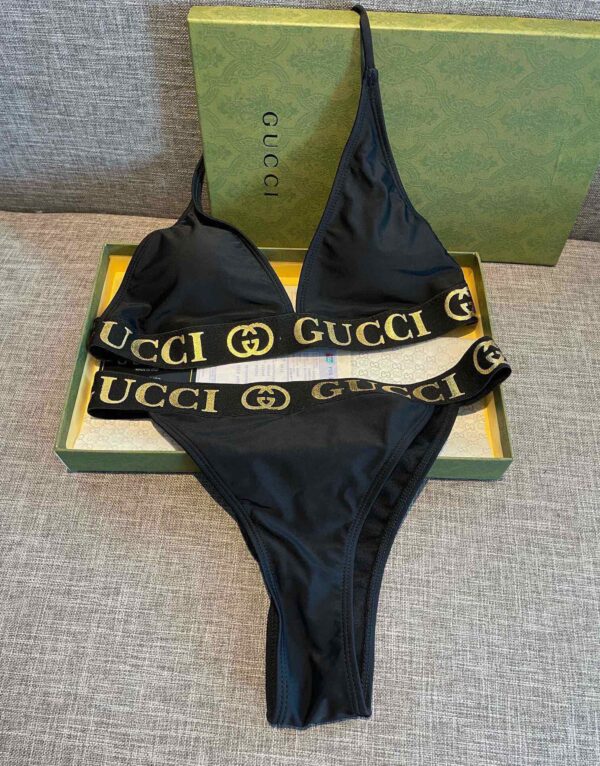 GG Two-Piece Swimsuit Black For Women