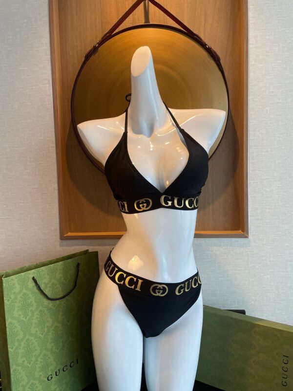 GG Two-Piece Swimsuit Black For Women