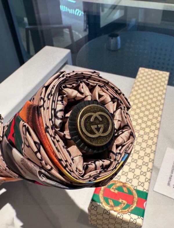 GG With Squirrel Folding Umbrella Beige