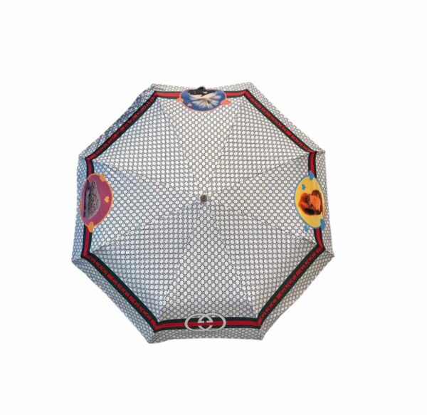 GG With Squirrel Folding Umbrella White