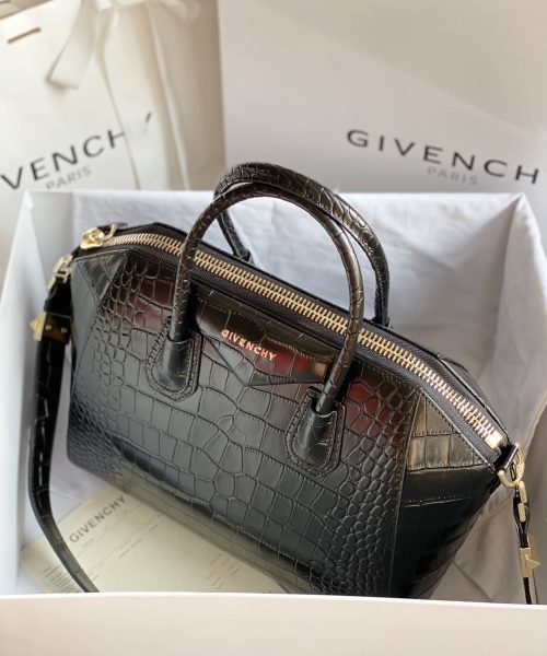 Givenchy Antigona Bag Black For Women, Women's Handbags, Shoulder Bags 11in/28cm GVC