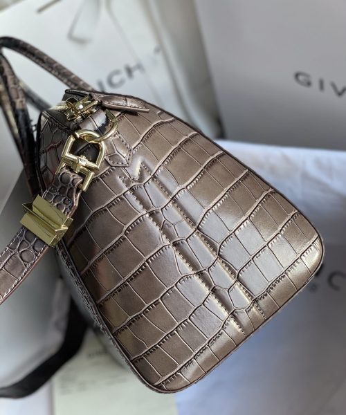 Givenchy Antigona Bag Silver For Women, Women's Handbags, Shoulder Bags 11in/28cm GVC