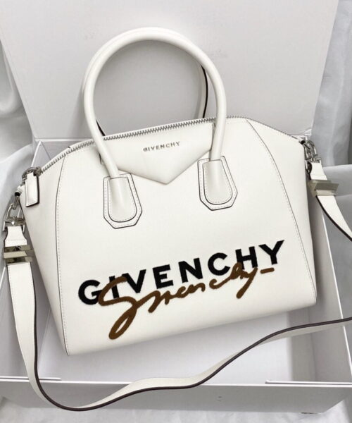 Givenchy Antigona Bag White For Women, Women's Handbags, Shoulder Bags 13in/33cm GVC