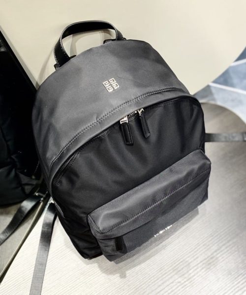 Givenchy Double U Backpack Black For Men, Men's Backpacks 16.9in/50cm GVC BK508AK154-001