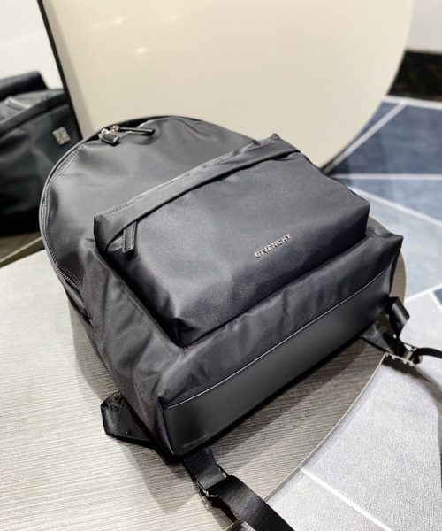 Givenchy Double U Backpack Black For Men, Men's Backpacks 16.9in/50cm GVC BK508AK154-001
