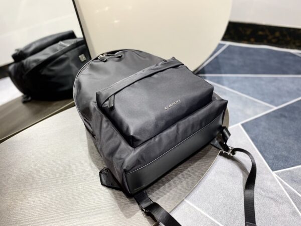 Givenchy Double U Backpack Black For Men, Men's Backpacks 16.9in/50cm GVC BK508AK154-001