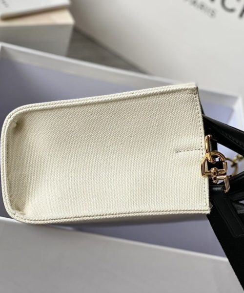 Givenchy Medium G Tote Shopper Bag Canvas Beige/Black For Women, Women's Handbags, Shoulder Bags 7.5in/19cm GVC BB50N0B1DR-255