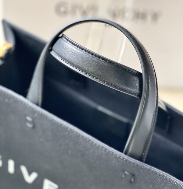 Givenchy Medium G Tote Shopper Bag Canvas Black For Women, Women's Handbags, Shoulder Bags 14.5in/37cm GVC
