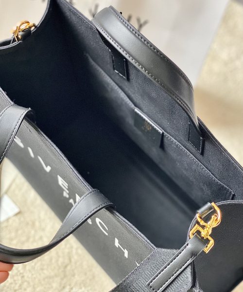 Givenchy Medium G Tote Shopper Bag Canvas Black For Women, Women's Handbags, Shoulder Bags 14.5in/37cm GVC