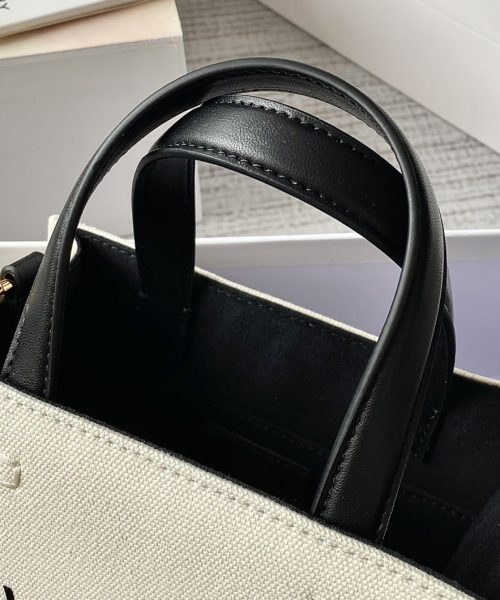 Givenchy Medium G Tote Shopper Bag Canvas Black/Red For Women, Women's Handbags, Shoulder Bags 7.5in/19cm GVC