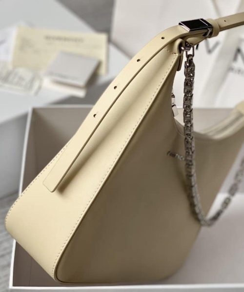 Givenchy Medium Moon Cut Out Bag Beige For Women, Women's Handbags, Shoulder Bags 11.8in/30cm GVC
