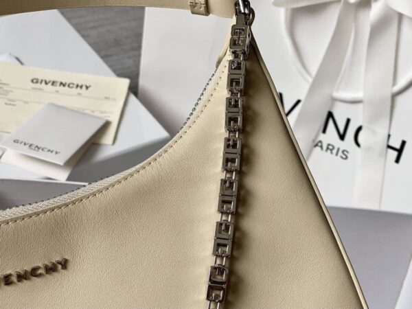 Givenchy Medium Moon Cut Out Bag Beige For Women, Women's Handbags, Shoulder Bags 11.8in/30cm GVC