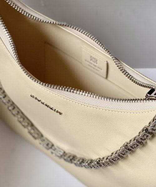 Givenchy Medium Moon Cut Out Bag Beige For Women, Women's Handbags, Shoulder Bags 11.8in/30cm GVC