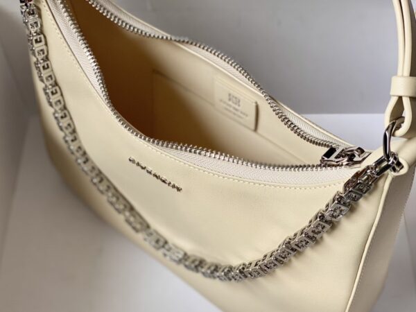 Givenchy Medium Moon Cut Out Bag Beige For Women, Women's Handbags, Shoulder Bags 11.8in/30cm GVC